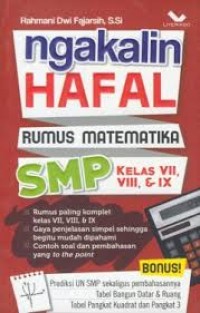 Image of ngakalin Hafal Rumus Matematika